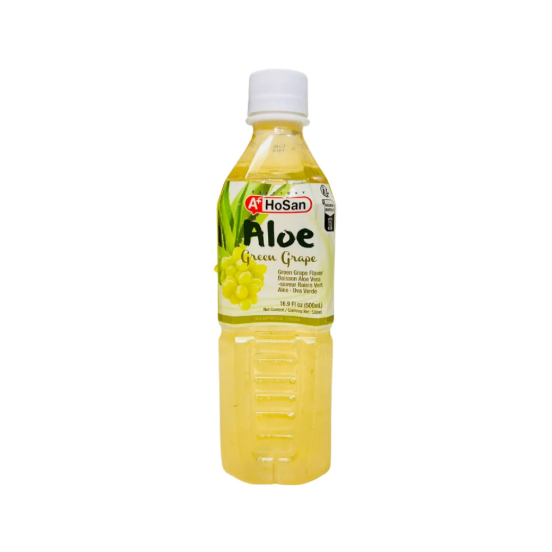 A+ HoSan Aloe Vera Green Grape Drink 500ml