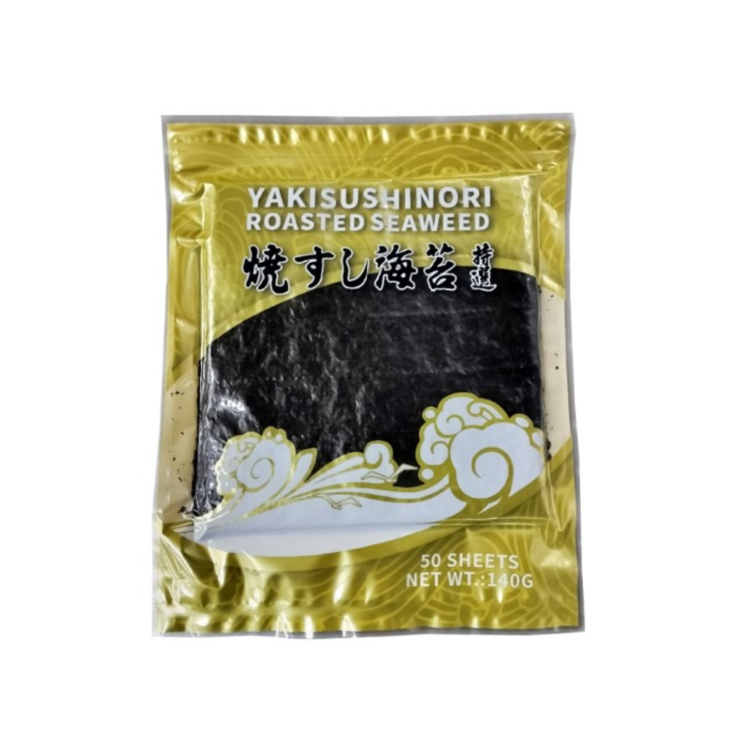 Gold Yakisushi Nori Roasted Seaweed Sheets 50pcs 140g