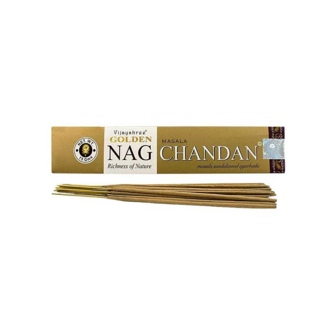 Golden Nag Chandan Incense 15g