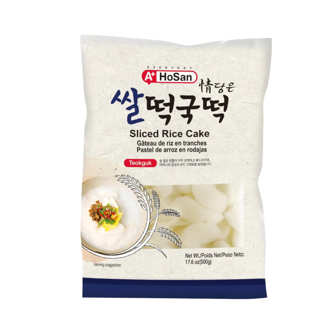 HoSan Teokguk Sliced Rice Cake 500g