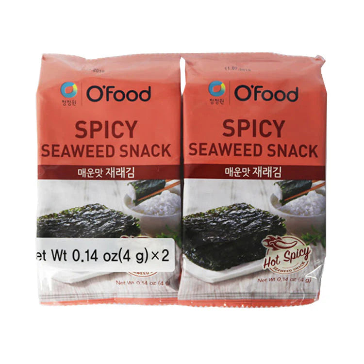 O'Food Spicy Seaweed 4g x 2pc