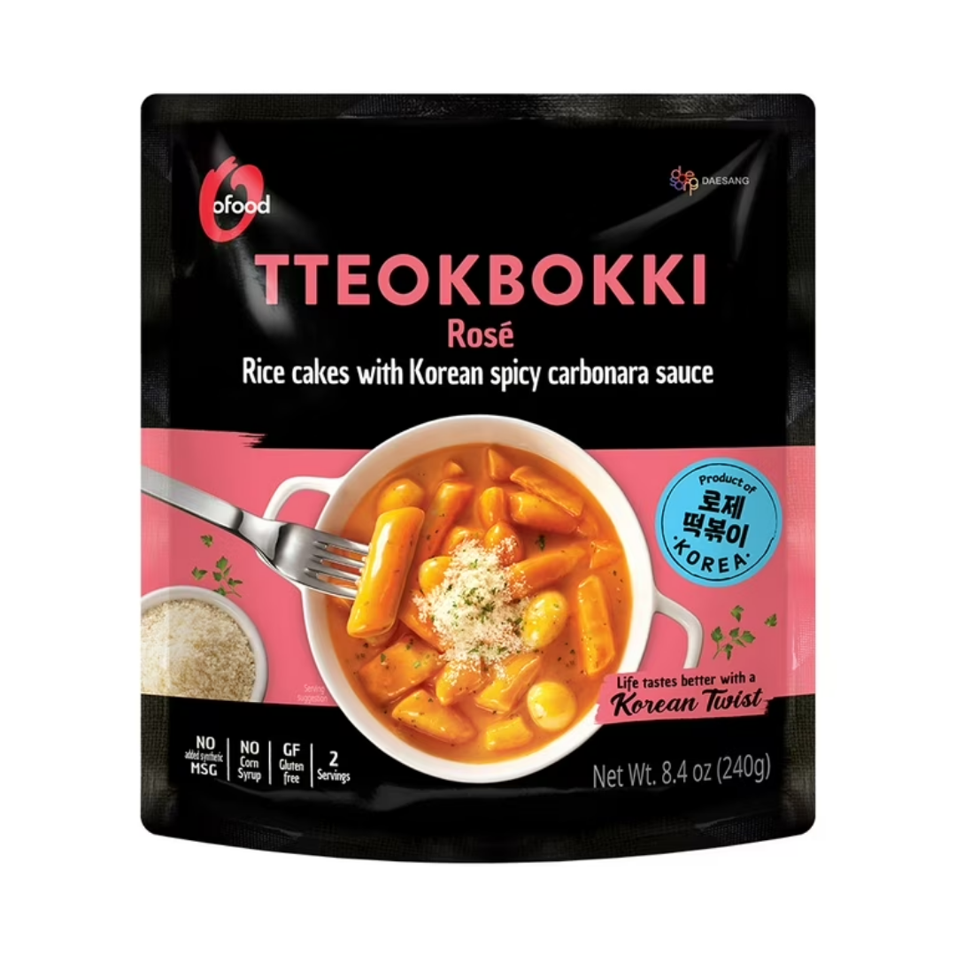 O'Food Tteokbokki Rose Carbonara 240g