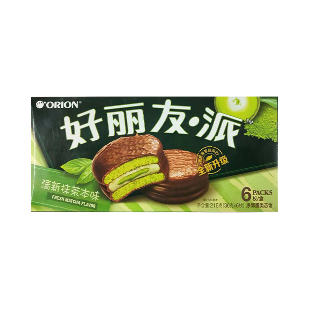 Orion Matcha Choco Pie 216g