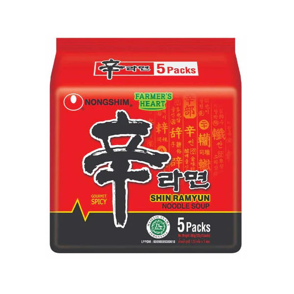 Nongshim FM Gourmet Spicy Shin Ramyun 5pk 600g