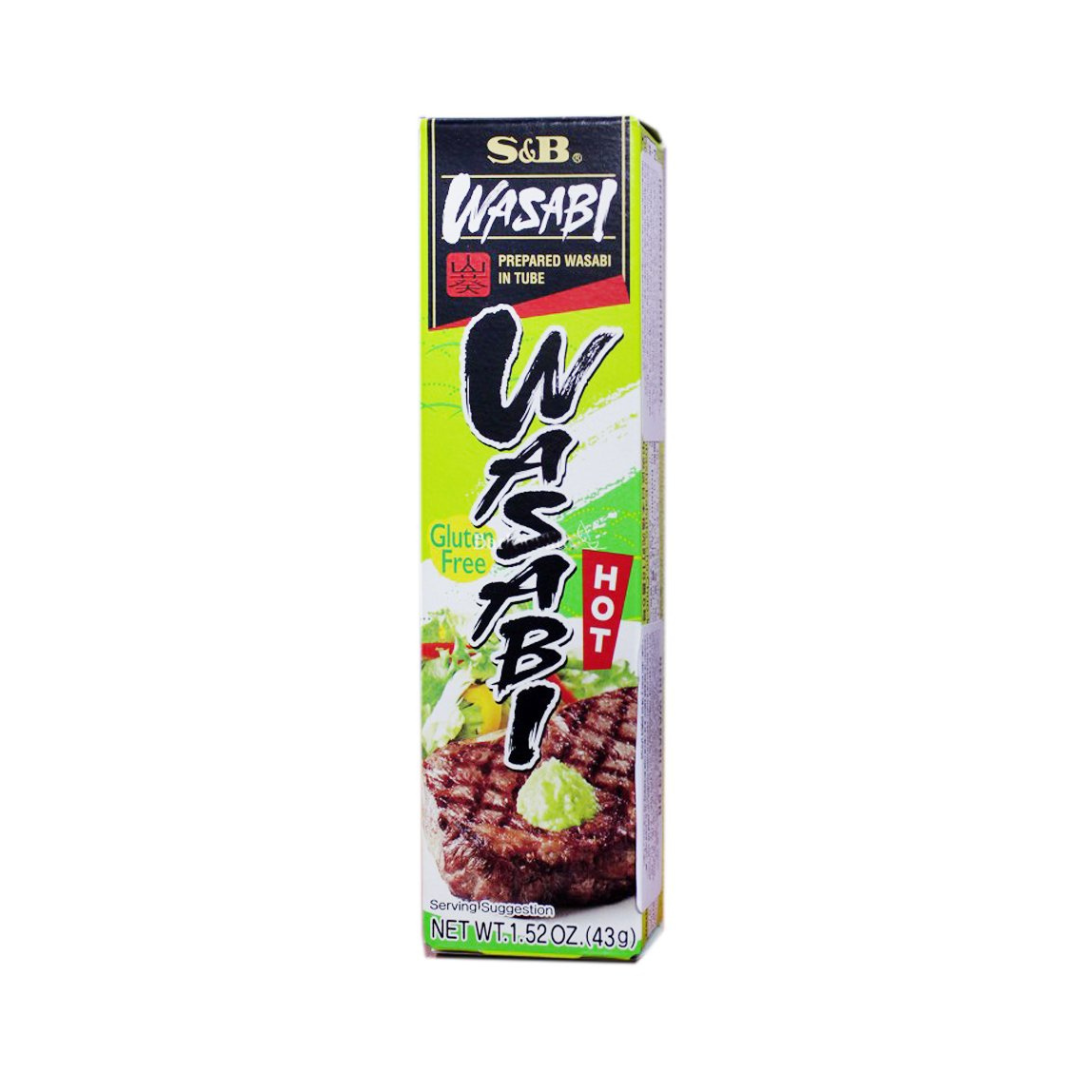 S&B Gluten free Wasabi in Tube 43g