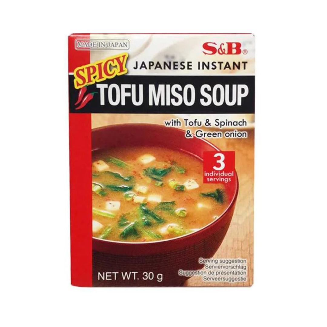S&B Spicy Tofu Miso Soup 3pk
