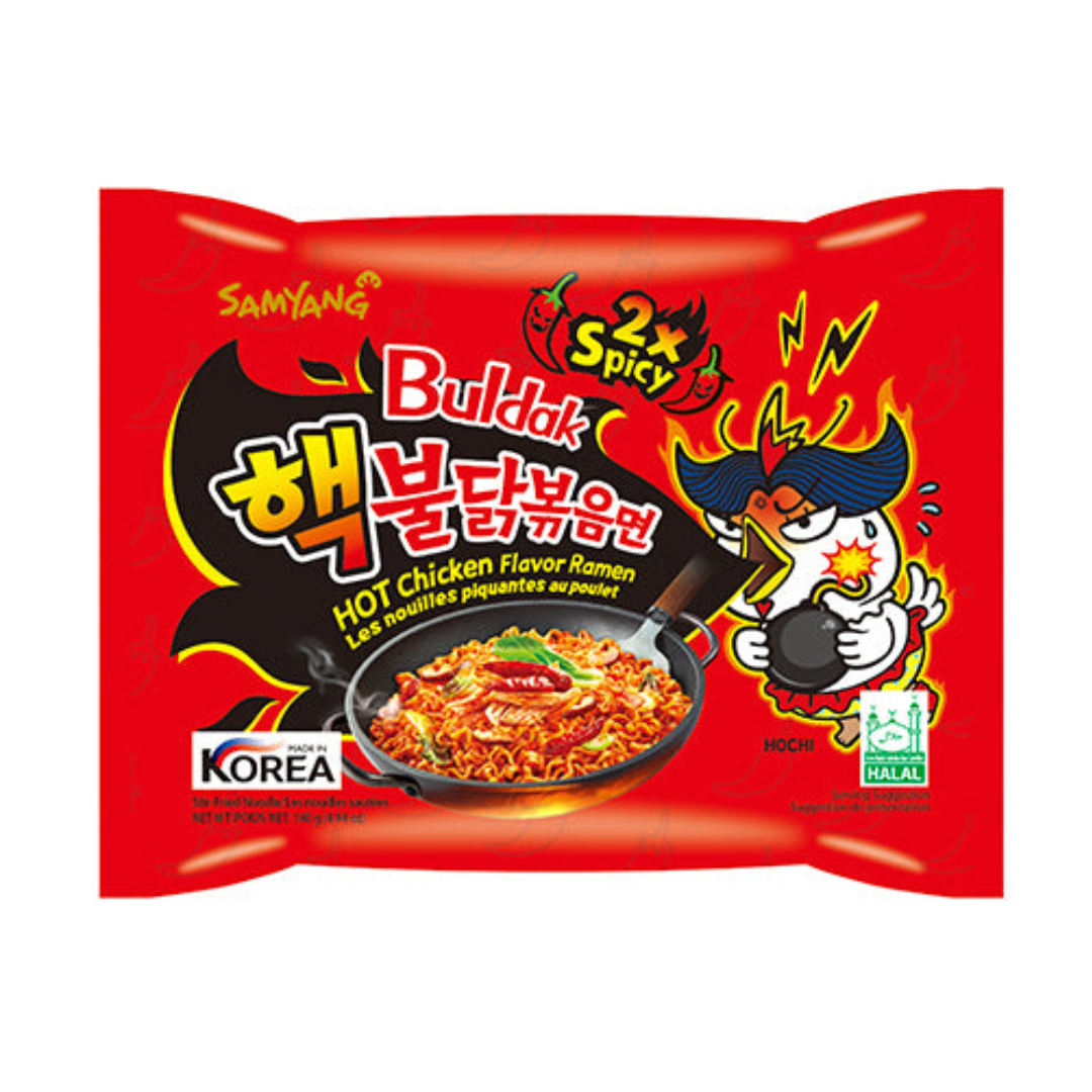 Samyang Buldak 2x Spicy Hot Chicken Flavor Ramen 140g