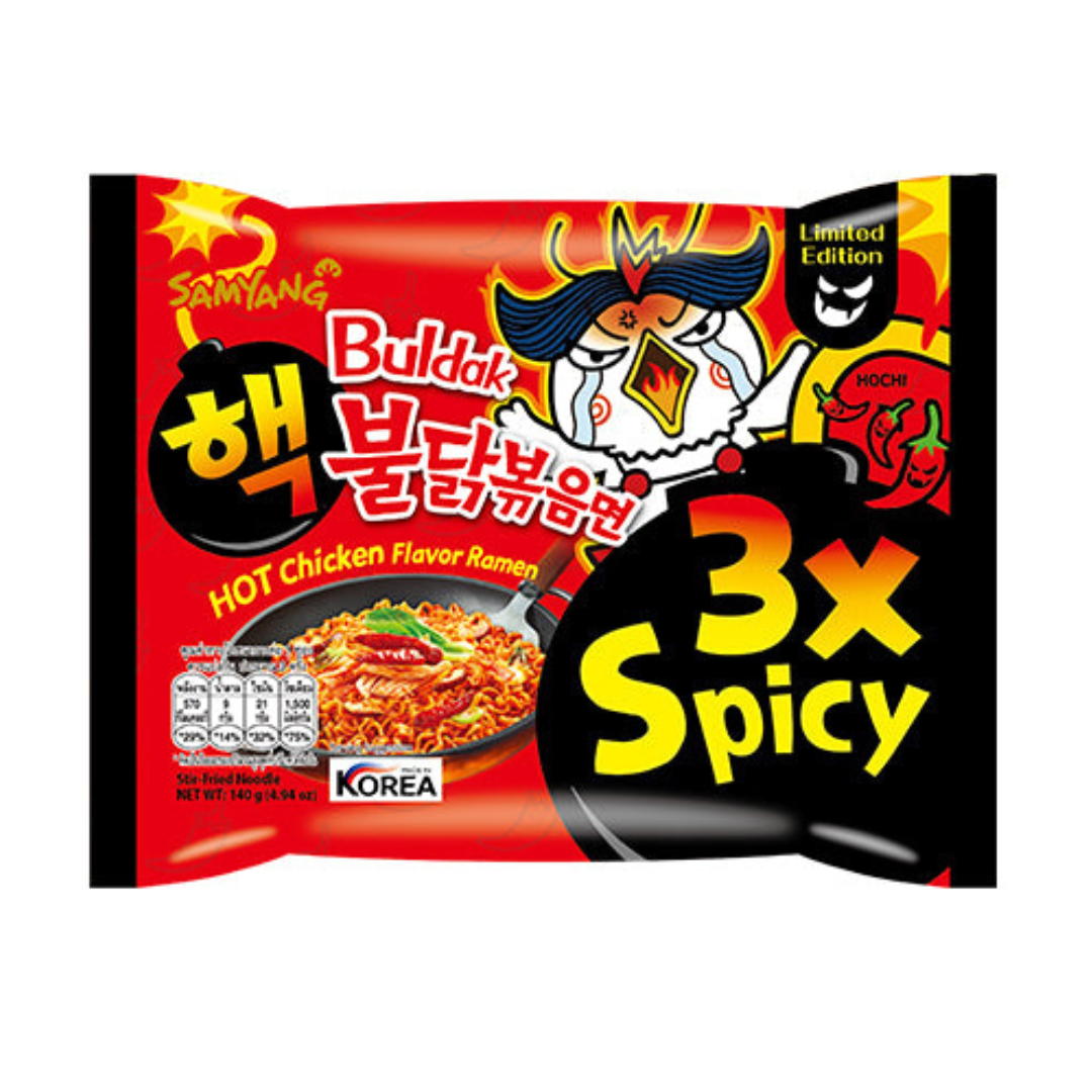 Samyang Buldak 3x Spicy Hot Chicken Ramen 140g
