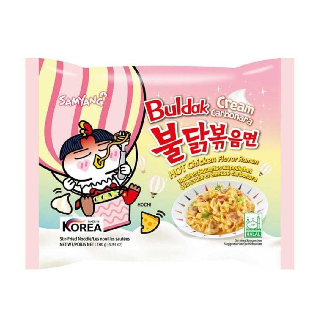 Samyang Buldak Cream Carbonara Hot Chicken Ramen 140g
