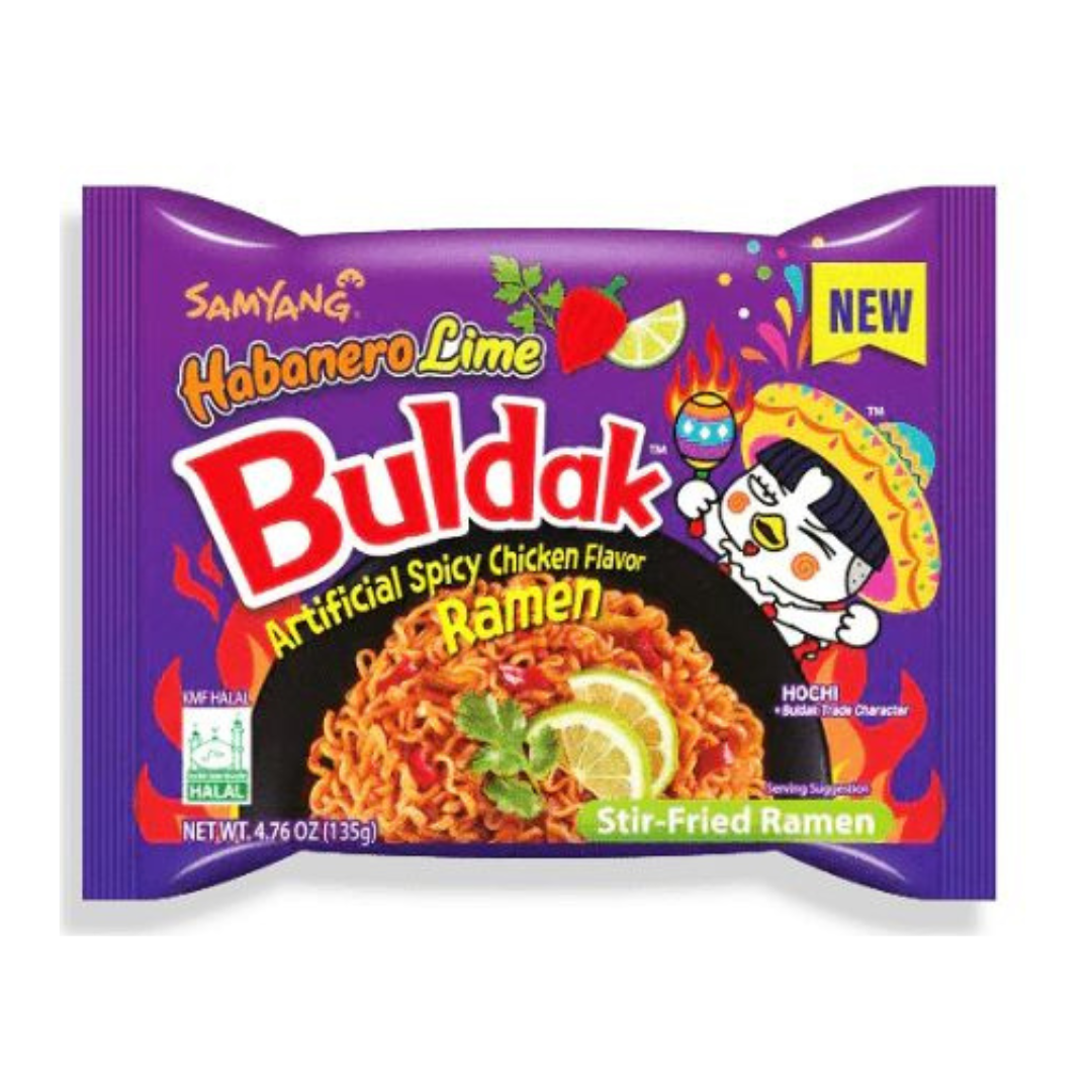 Samyang Buldak Habanero Lime Hot Chicken Flavor Ramen 135g
