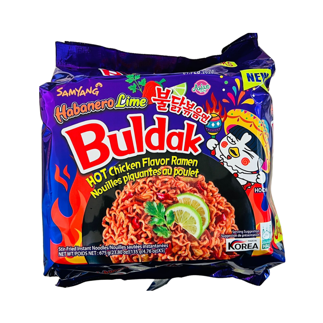 Samyang Buldak Habanero lime 5pk 675g