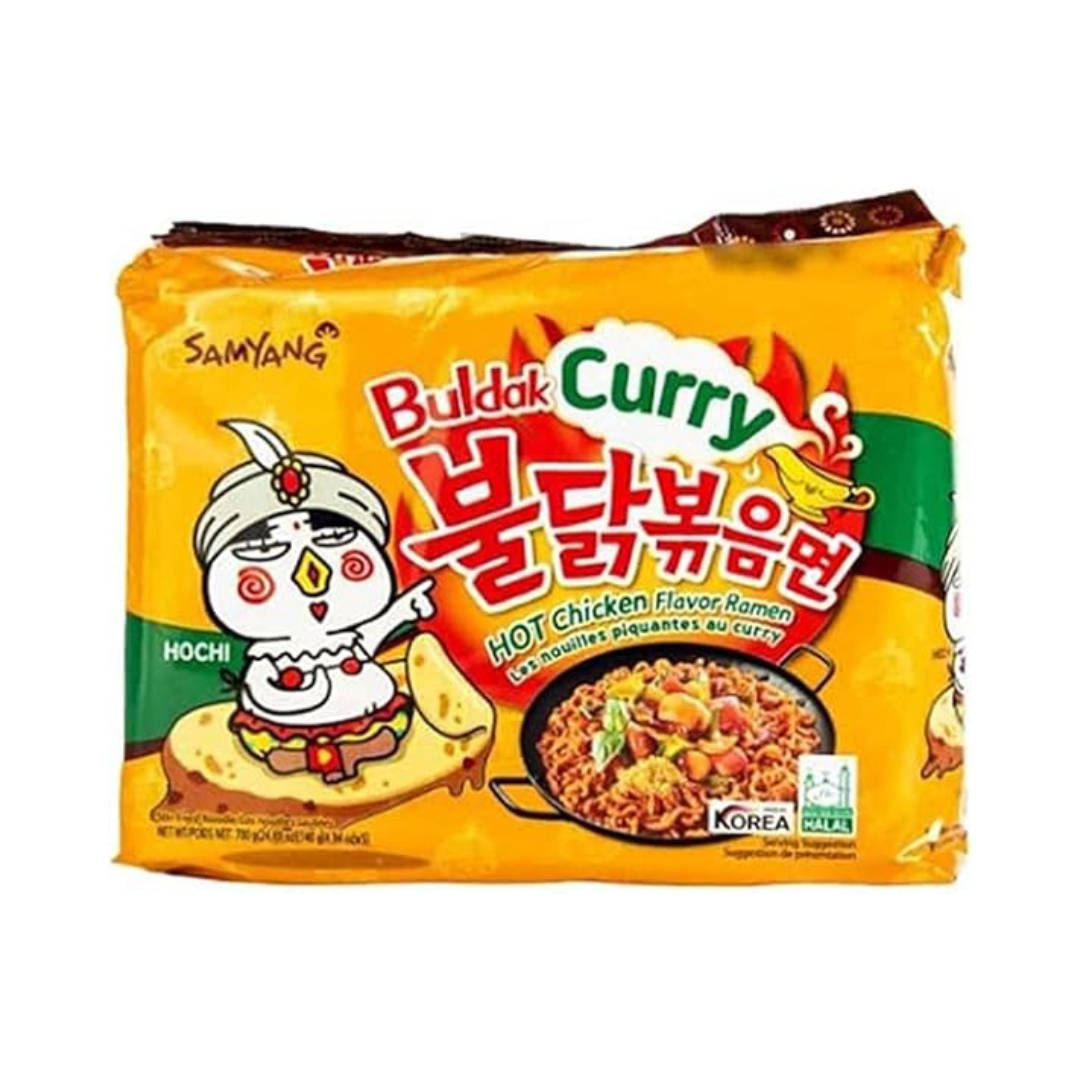 Samyang Buldak Hot Chicken Curry Flavour 5pk