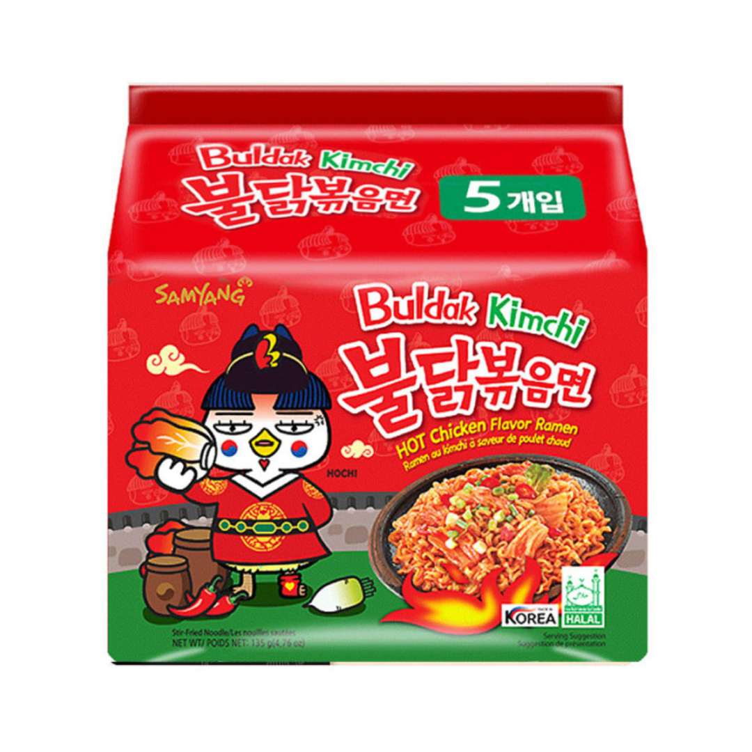 Samyang Buldak Kimchi Flavor Ramen 5pk 675g