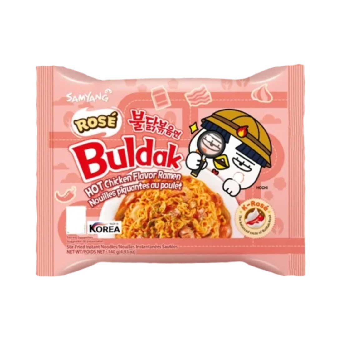 Samyang Buldak Rose Hot Chicken Flavor Ramen 140g