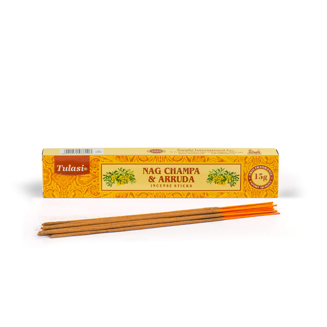 Tulasi Nag Champa & Arruda Incense Sticks 15g
