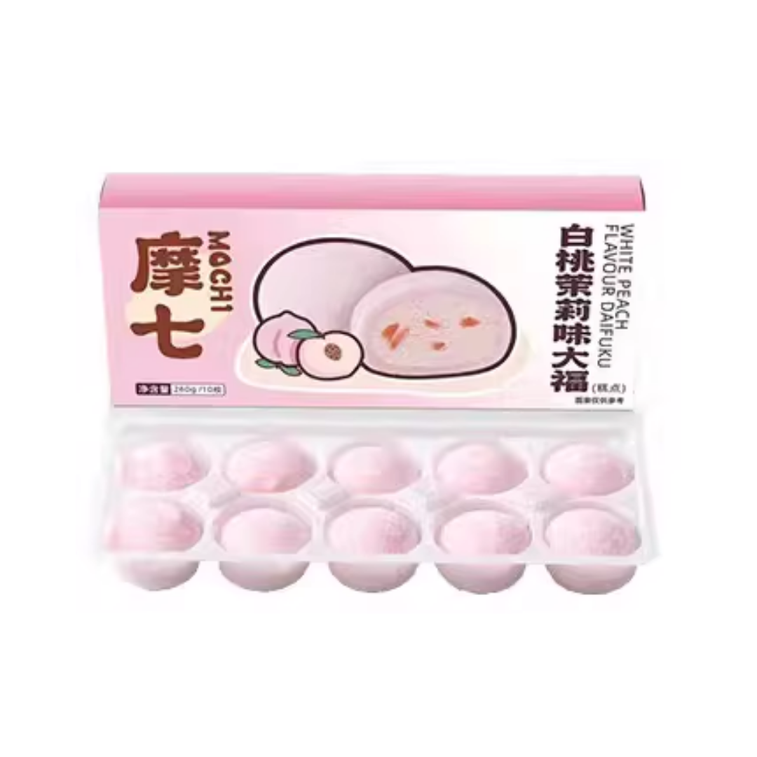 White peach&Jasmine Flavor Mochi 10PCS